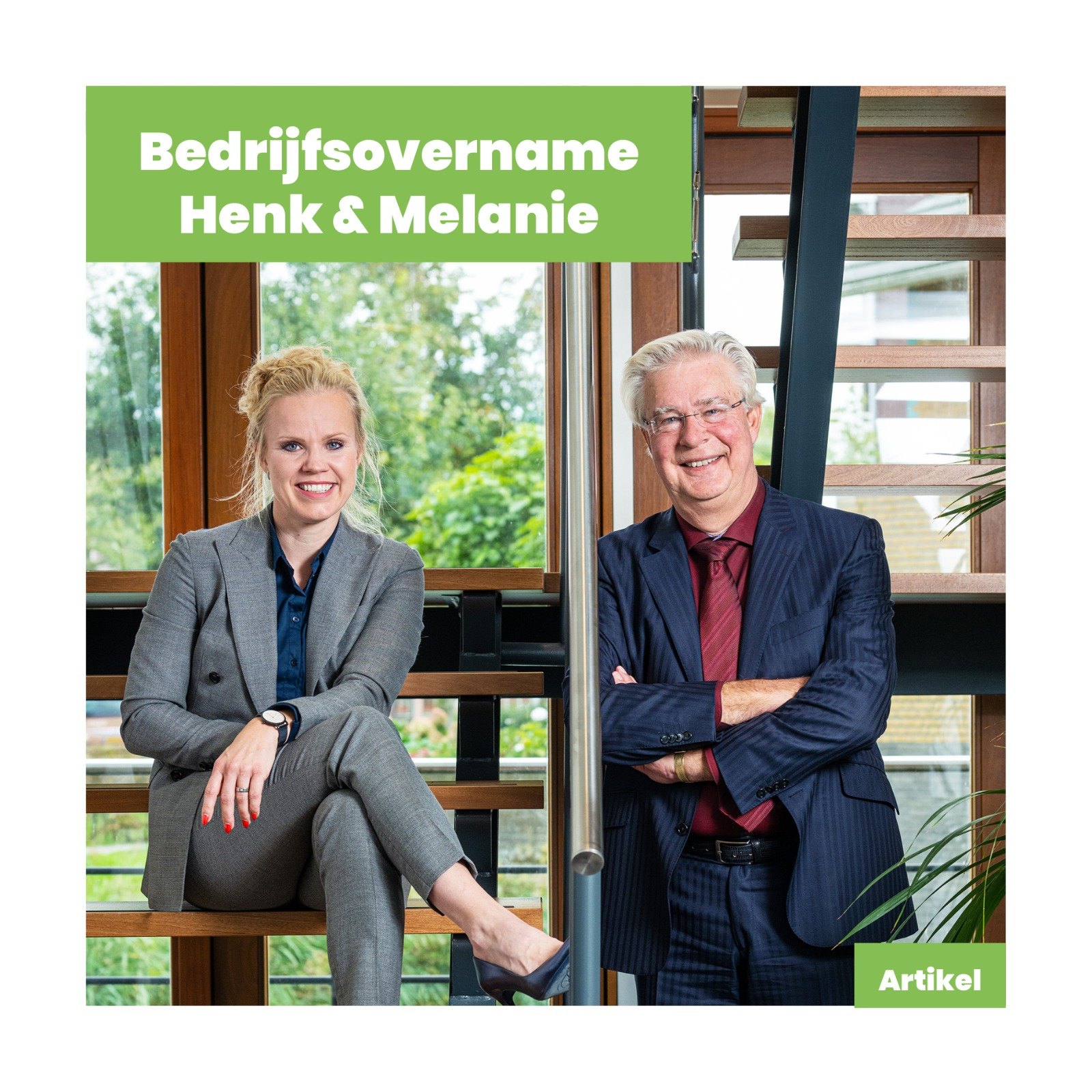 Bedrijfsovername TUUUR Henk Stolk en Melanie van Bekkum
